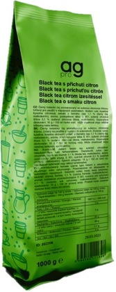 AG PRO Black tea s příchutí citron 1000g