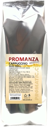 Promanza Economy Cappuccino s příchutí Rum 1000g