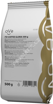 oVe FD coffee GLORIA instantní káva 500g (freeze dried)